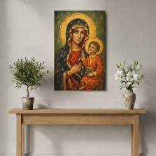 Obraz religijny na płótnie 30x40 Maryja z Dzieciątkiem
