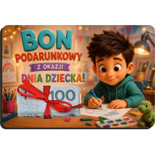 Bon Podarunkowy na Dzień Dziecka Koperta i Wstążka | Prezent dla Dziecka
