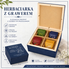Herbaciarka z Grawerem Personalizowana Prezent dla Nauczyciela Wychowawcy