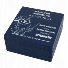 Herbaciarka z Grawerem Personalizowana Prezent dla Nauczyciela Wychowawcy