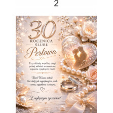 Pudełko z Kieliszkami Rocznica Ślubu 25 30 35 40 50 60 Personalizacja