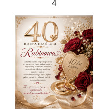Pudełko z Kieliszkami Rocznica Ślubu 25 30 35 40 50 60 Personalizacja