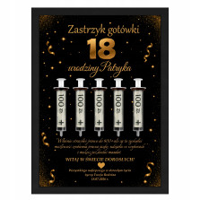 Ramka na 18 Urodziny Twoje Ostatnie 800+Personalizowany Prezent z Imieniem