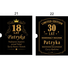 KANISTER BAREK PREZENT NA 18 30 40 50 60 URODZINY DLA FACETA PERSONALIZACJA