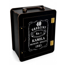 BAREK KANISTER NA WHISKY PERSONALIZOWANY PREZENT NA 18 3040 50 60 URODZINY