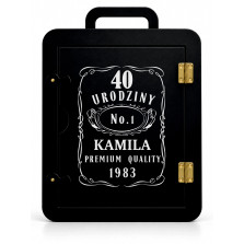 BAREK KANISTER NA WHISKY PERSONALIZOWANY PREZENT NA 18 3040 50 60 URODZINY
