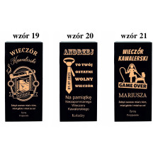 Skrzynka na Whisky Prezent na 18 30 40 50 60 Urodziny, Emeryta, Kawalerskie