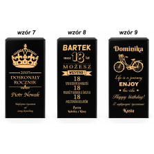 Skrzynka na Whisky z Grawerem Prezent na 18 30 40 50 60 Urodziny dla Niego